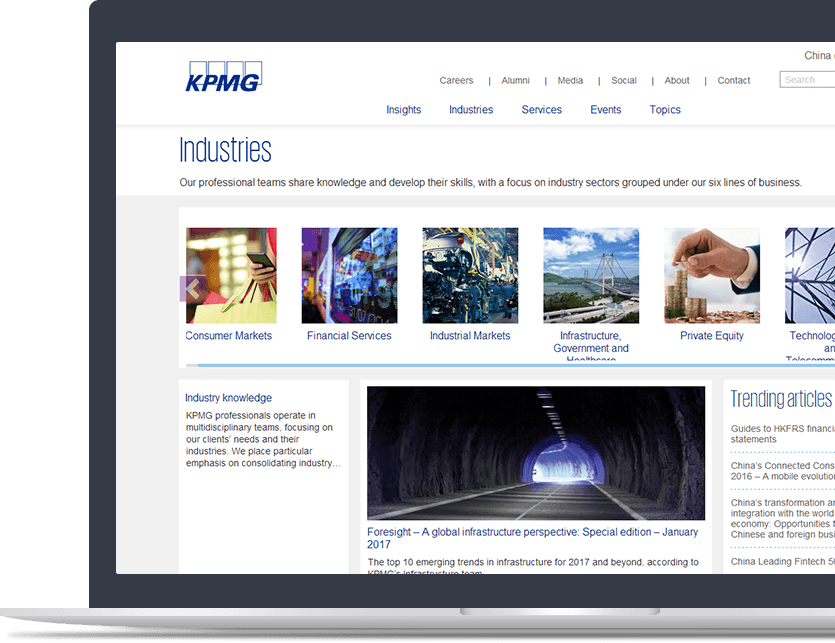 畢馬威官網設計說明 畢馬威官網設計說明