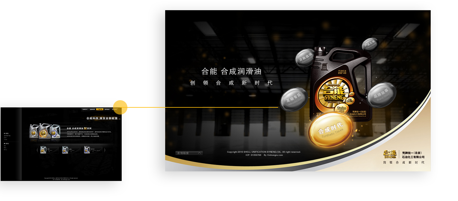 產品互動體驗型網站